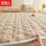 Winter Plush Warm Mattress Toppers Home Textile Thin