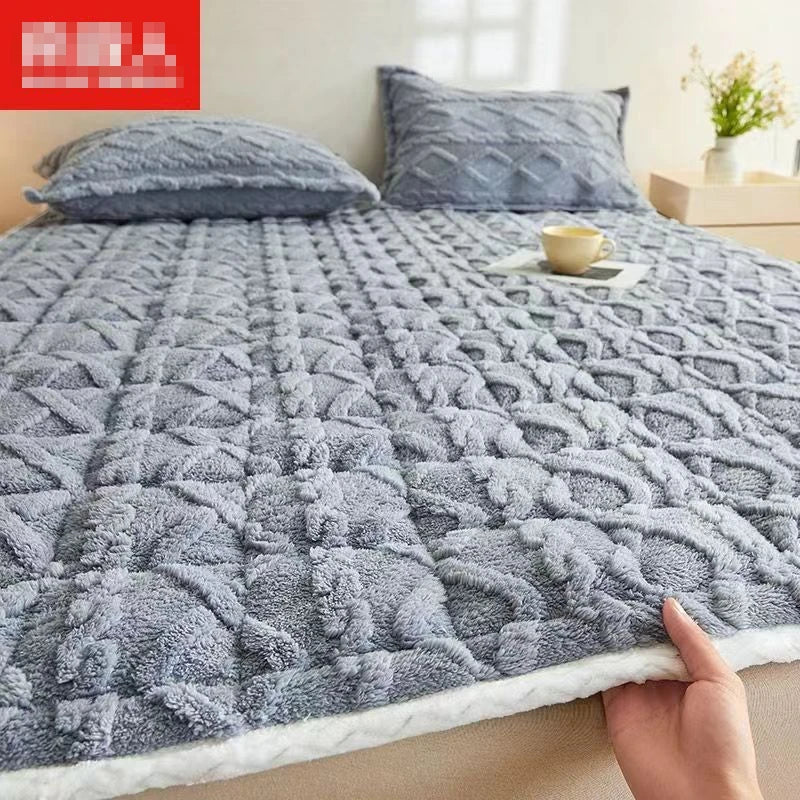 Winter Plush Warm Mattress Toppers Home Textile Thin