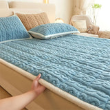 Winter Soft Mattress Toppers Student Dormitory Plush Bed