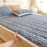 Winter Soft Mattress Toppers Student Dormitory Plush Bed