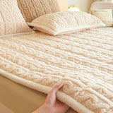 Winter Soft Mattress Toppers Student Dormitory Plush Bed