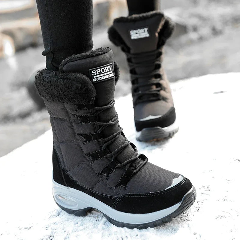 Winter Women Boots Platform Shoes Keep Warm Thigh