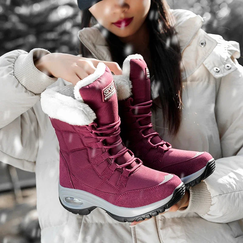 Winter Women Boots Platform Shoes Keep Warm Thigh