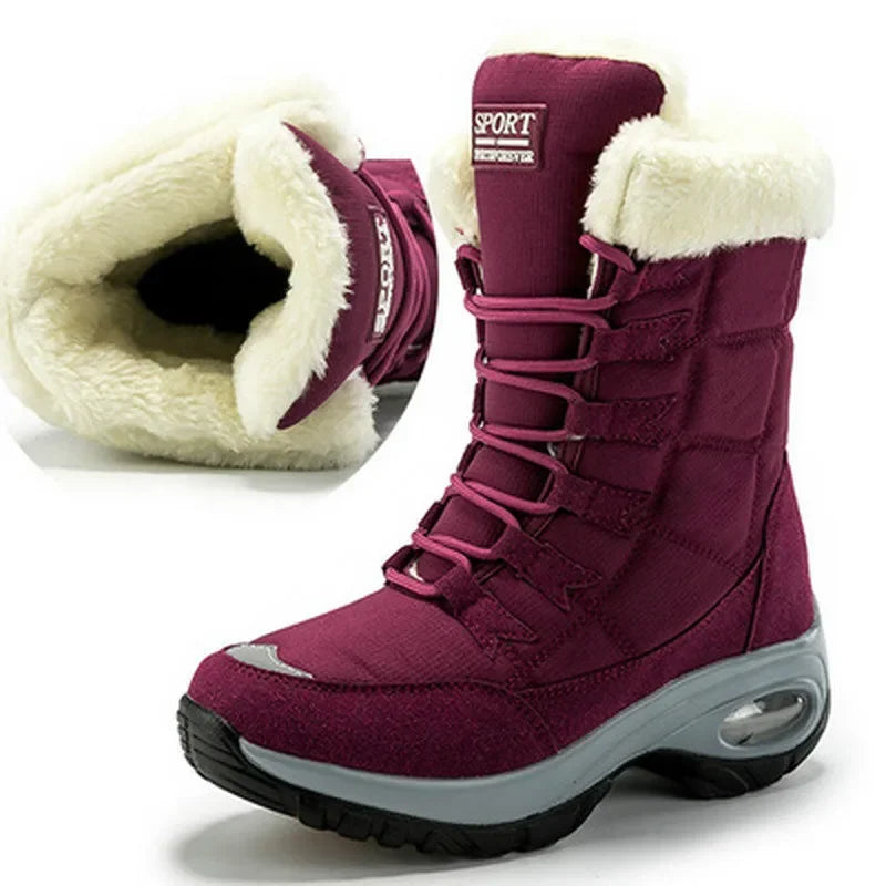 Winter Women Boots Platform Shoes Keep Warm Thigh