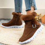 Winter Women Fur Warm Chelsea Snow Boots Casual