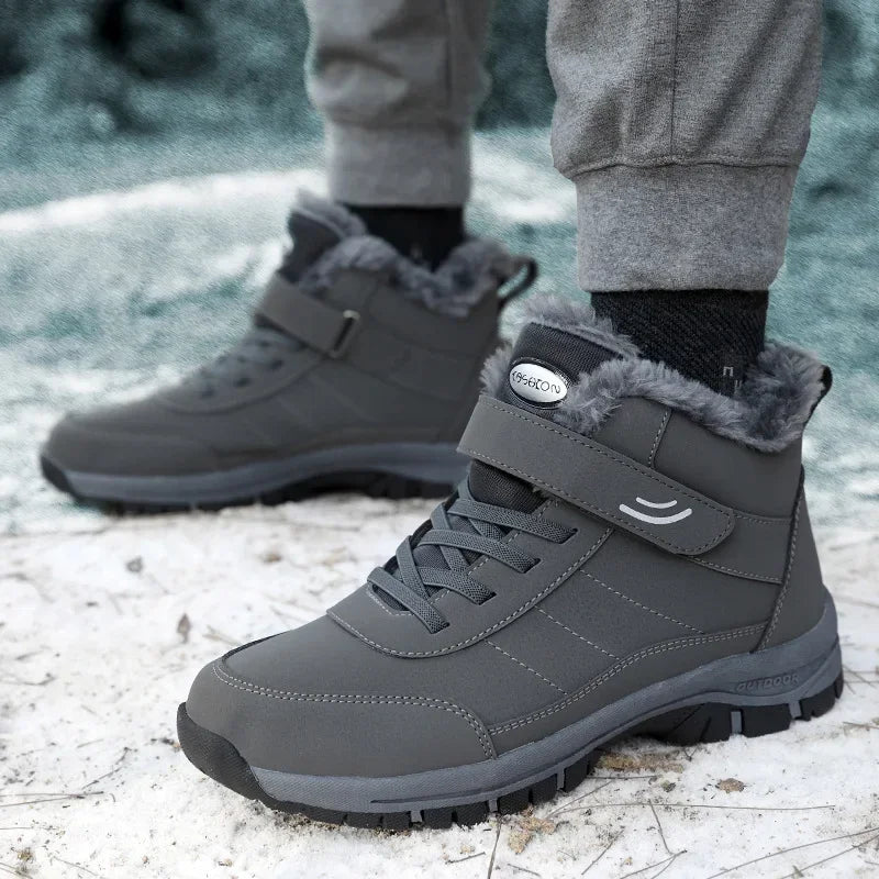 Winter Women Men Ankle Boots Waterproof Warm Snow