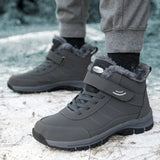 Winter Women Men Ankle Boots Waterproof Warm Snow