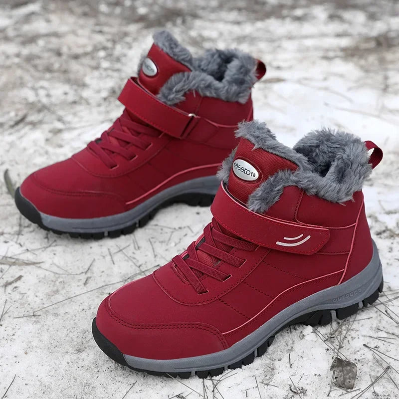 Winter Women Men Ankle Boots Waterproof Warm Snow