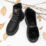 Winter plush and thick yellow boots for warm