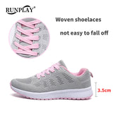 Woman Tennis Shoes Fashion Tenis Feminino Lace-Up White