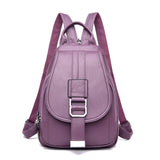 Women Anti theft Backpack High Quality Leather School