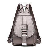 Women Anti theft Backpack High Quality Leather School