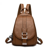 Women Anti theft Backpack High Quality Leather School