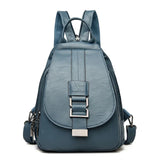Women Anti theft Backpack High Quality Leather School
