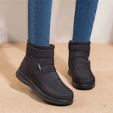 Women Boots Snow Fur Shoes Woman zipper Platform