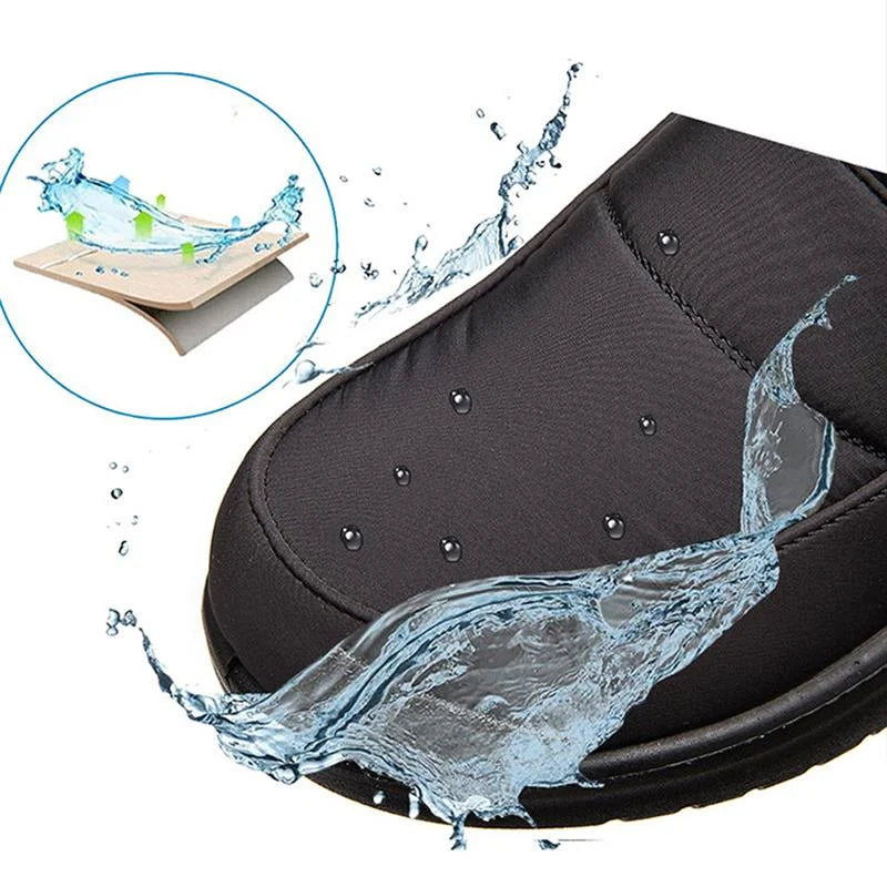 Women Boots Snow Fur Shoes Woman zipper Platform
