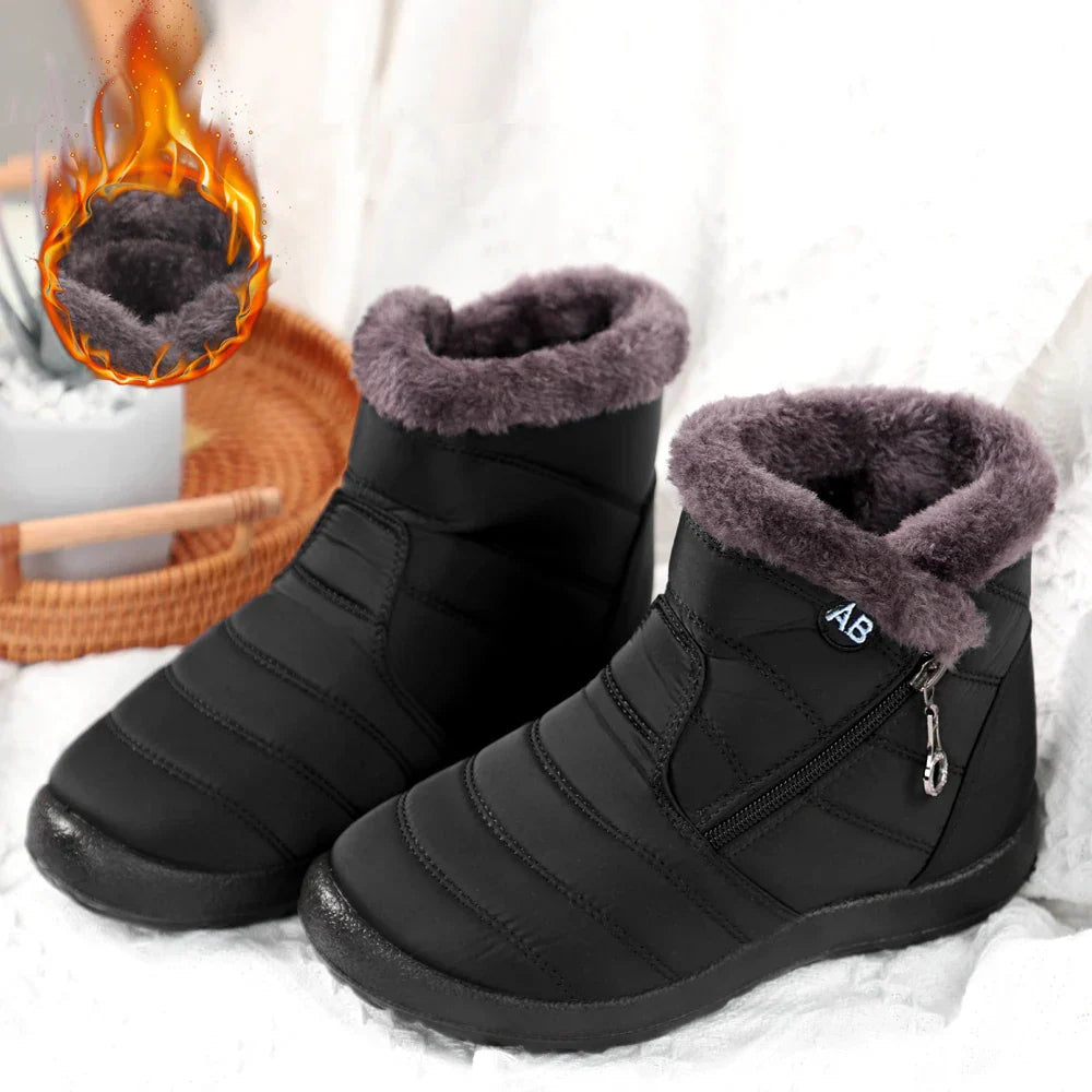 Women Boots Waterproof Snow Boots Female Plush Winter