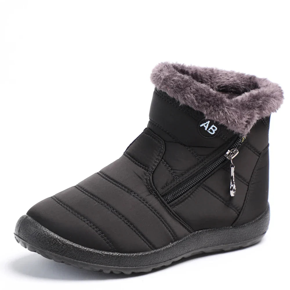 Women Boots Waterproof Snow Boots Female Plush Winter