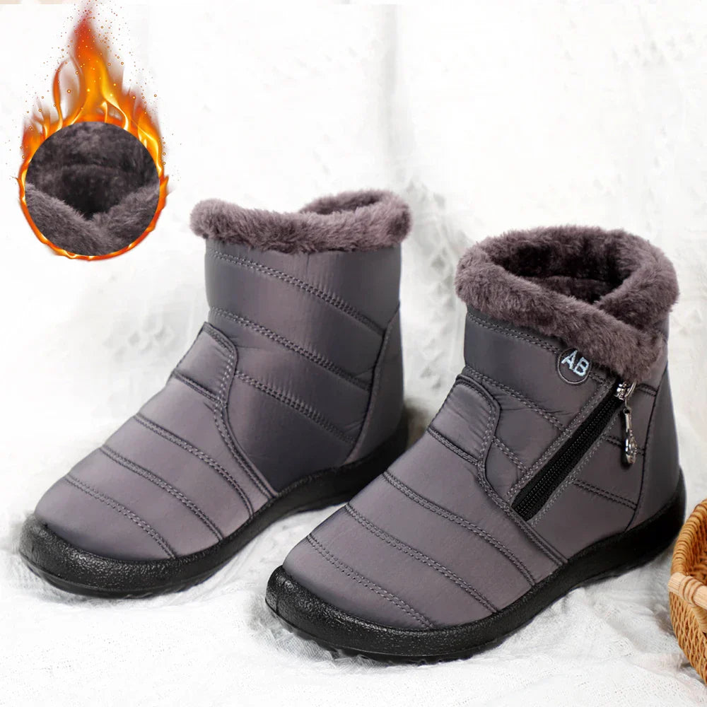 Women Boots Waterproof Snow Boots Female Plush Winter