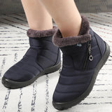 Women Boots Waterproof Snow Boots Female Plush Winter