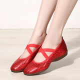 Women Dance Standard Low Heel Shoes Ladies Girls