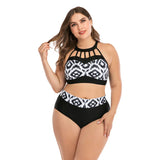 Women High Waist Bikinis set Swimsuit Plus size