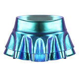 Women Shiny Metallic Low Rise Ruffled Pole Dance