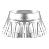 Women Shiny Metallic Low Rise Ruffled Pole Dance