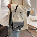 Women's Bag 2024 Trend High-Grade Thick Chain Bright