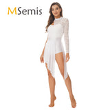 Womens Lyrical Modern Dance Dress Figure Skating Costume
