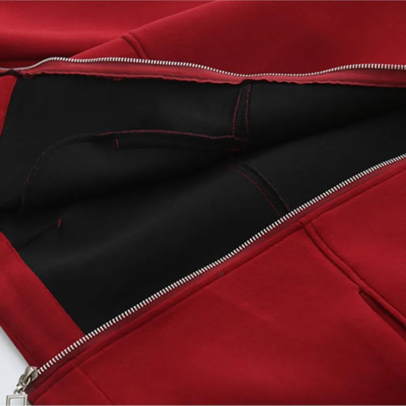 Womens Plus Size Zipper Jacket Autumn Casual Clothing