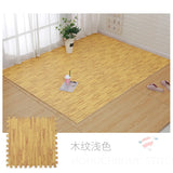 Wood Grain Puzzle Floor Foam Carpet Bedroom Splicing