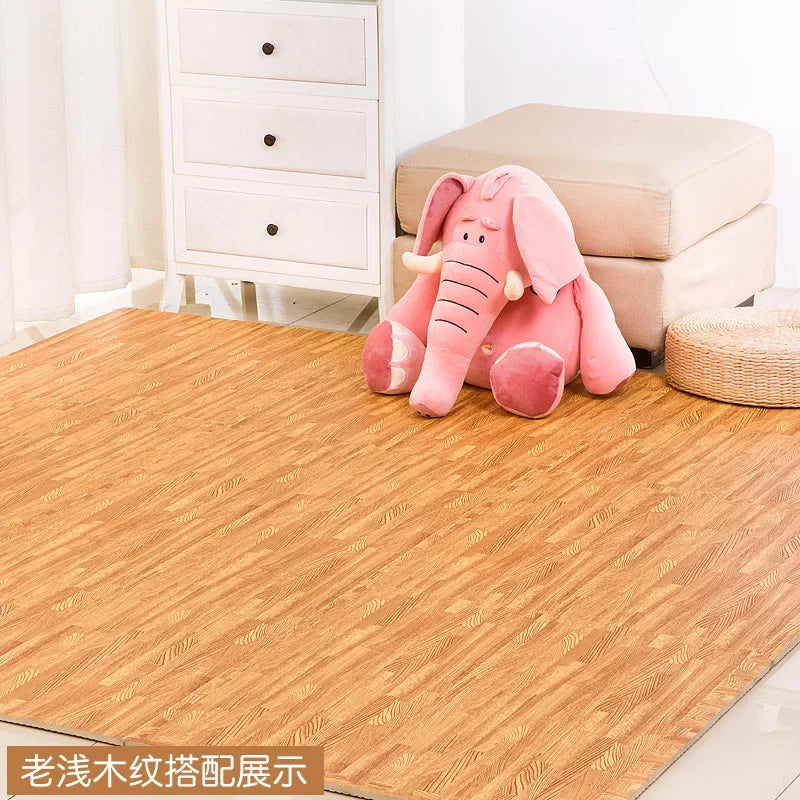 Wooden Baby EVA Foam Play Gym Puzzle Mat