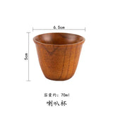 Wooden Big Belly Cups Japan Style Milk Water