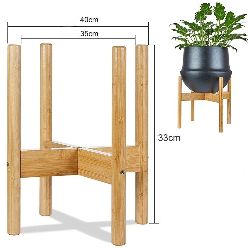 Wooden Cross Four-legged Flower Stand Strong Durable Free