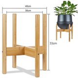 Wooden Cross Four-legged Flower Stand Strong Durable Free