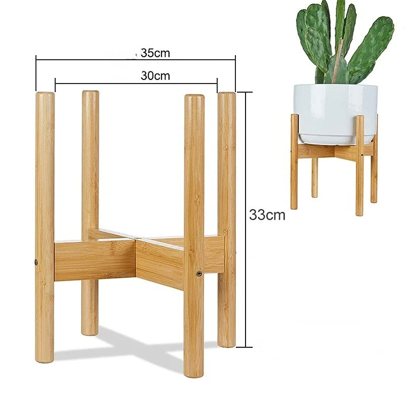 Wooden Cross Four-legged Flower Stand Strong Durable Free