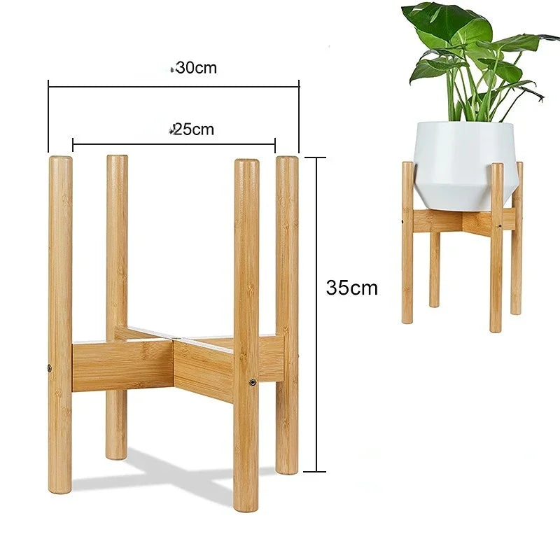 Wooden Cross Four-legged Flower Stand Strong Durable Free