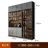 Wooden Display Wine Cabinets Kitchen Storage Living Room