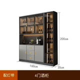 Wooden Display Wine Cabinets Kitchen Storage Living Room