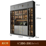 Wooden Display Wine Cabinets Kitchen Storage Living Room