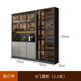 Wooden Display Wine Cabinets Kitchen Storage Living Room