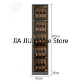 Wooden Display Wine Cabinets Kitchen Storage Living Room