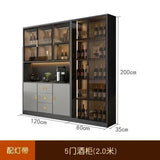 Wooden Display Wine Cabinets Kitchen Storage Living Room