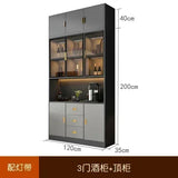 Wooden Display Wine Cabinets Kitchen Storage Living Room