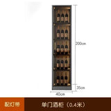 Wooden Display Wine Cabinets Kitchen Storage Living Room