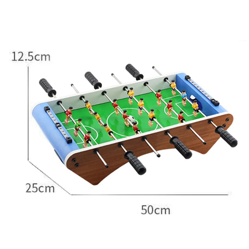 Wooden Soccer Game Table, Foosball Table Tabletop Game