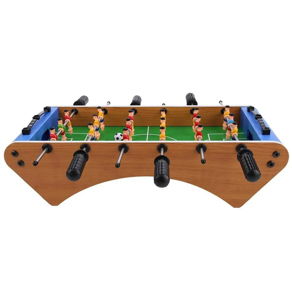 Wooden Soccer Game Table, Foosball Table Tabletop Game