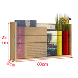 Wooden Wall Magazine Racks Shelves Storage Display Corner