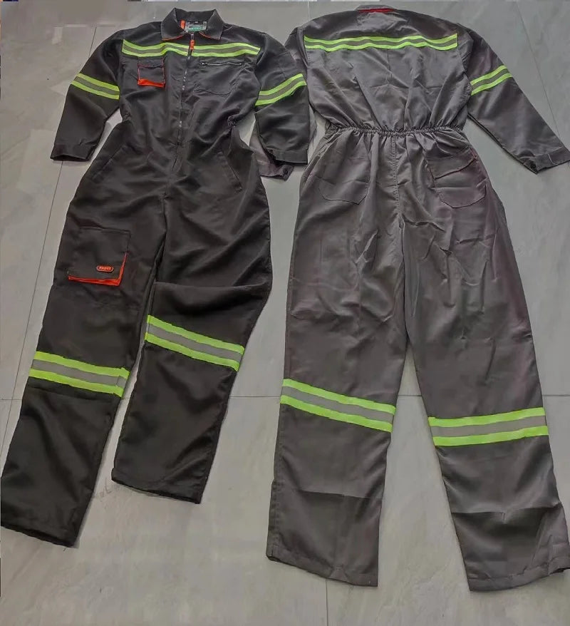 Work Overalls Mens Working Coverall Welding Suit Car